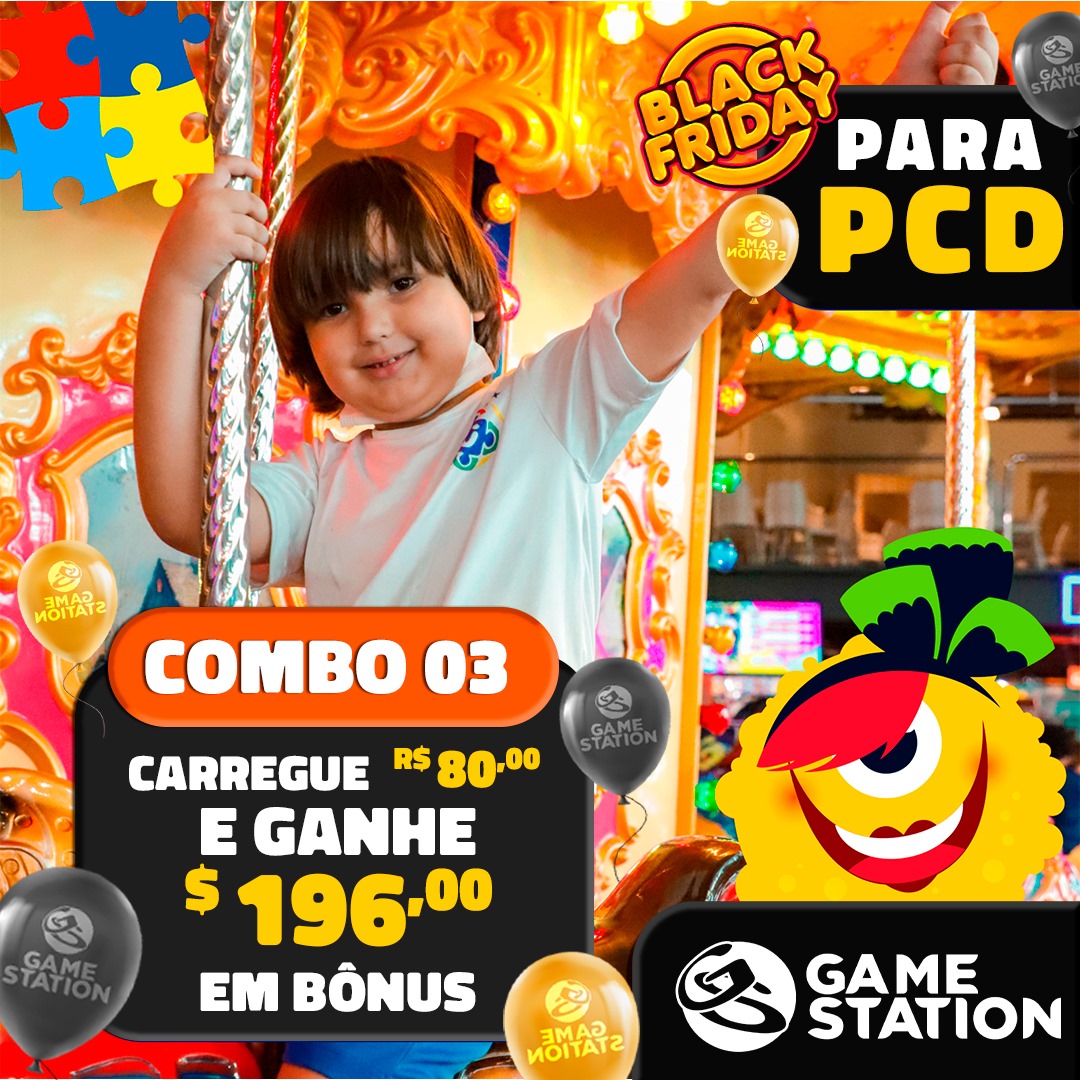 FESTA GAME STATION C/SALÃO DE FESTAS POR 3H SHOPPINGS TUCURUVI/ PLAZA  SUL/WEST PLAZA