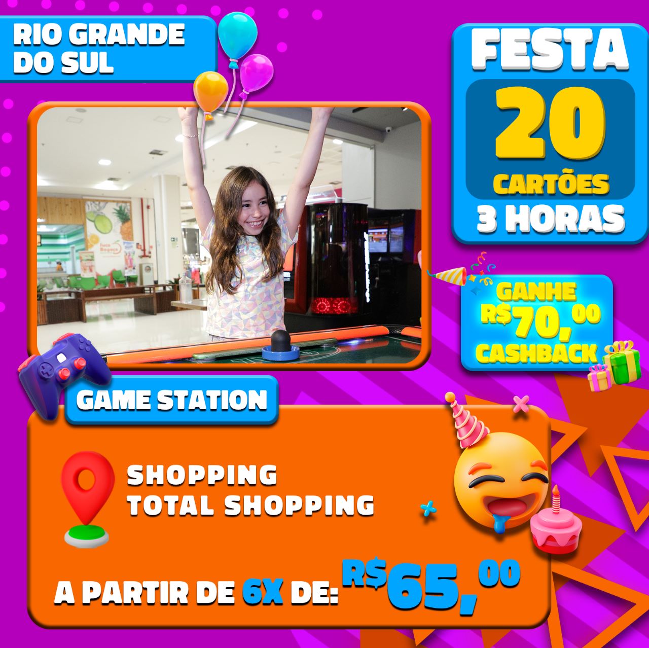 Salão de Jogos Arcade Norte Shopping Porto 